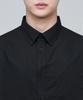 MUSINSA STANDARD Oversized Poplin Short Sleeve Shirt [Black]