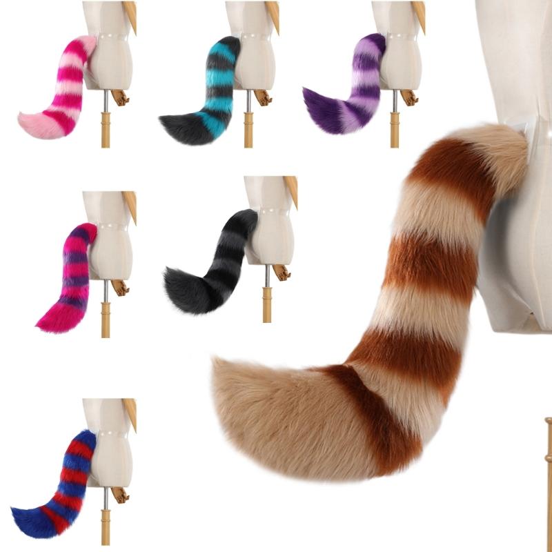 Halloween Foxes Tail Lolitas Cat Tail Fancy Dress Costumes Faux Furs Tail