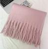 Damen Grobstrick Mohair Schal - Einfarbig, 2024 Herbst/Winter Stola & Halswärmer