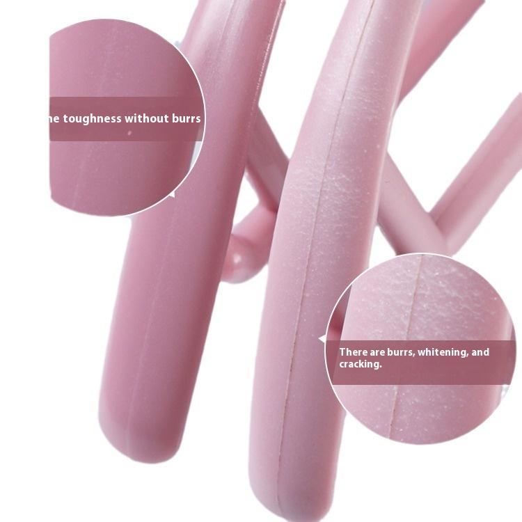 Umeraș cu umeri lați fără urme, suport îndrăzneț pentru haine de uz casnic, antiderapant, pentru adulți, din plastic îngroșat, suport pentru haine pentru studenți din cămin