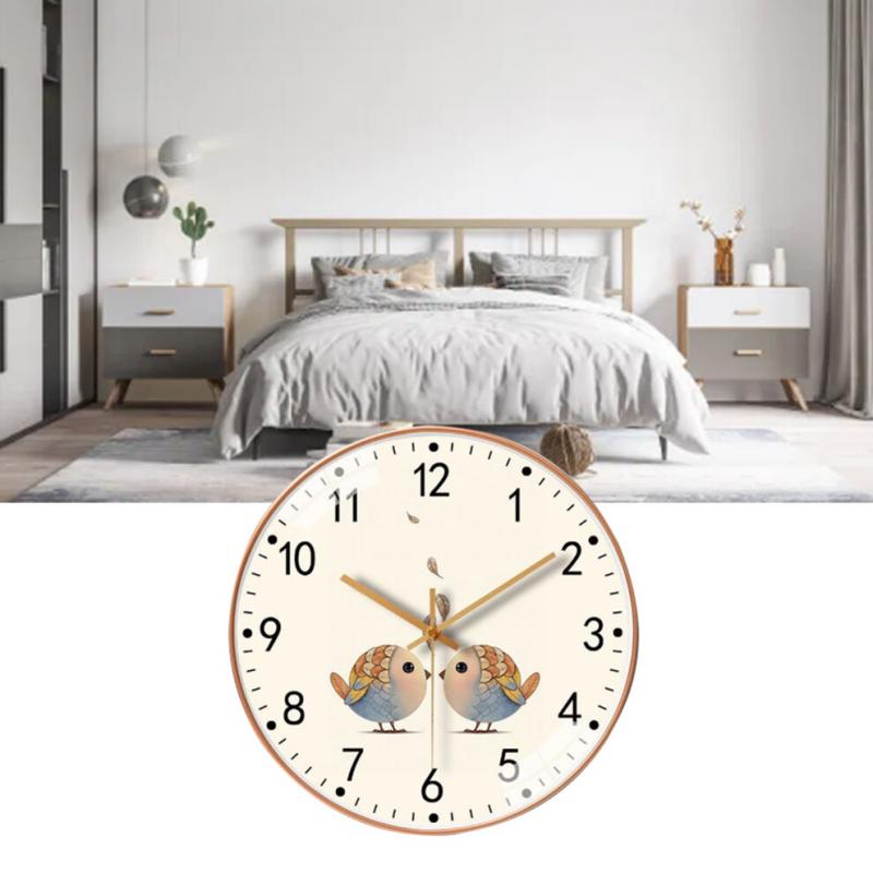 Einfache 8-Zoll-Wanduhr Quarzit Dekoration für Zuhause, geräuschloses Ticken, Wohnzimmer Schlafzimmer