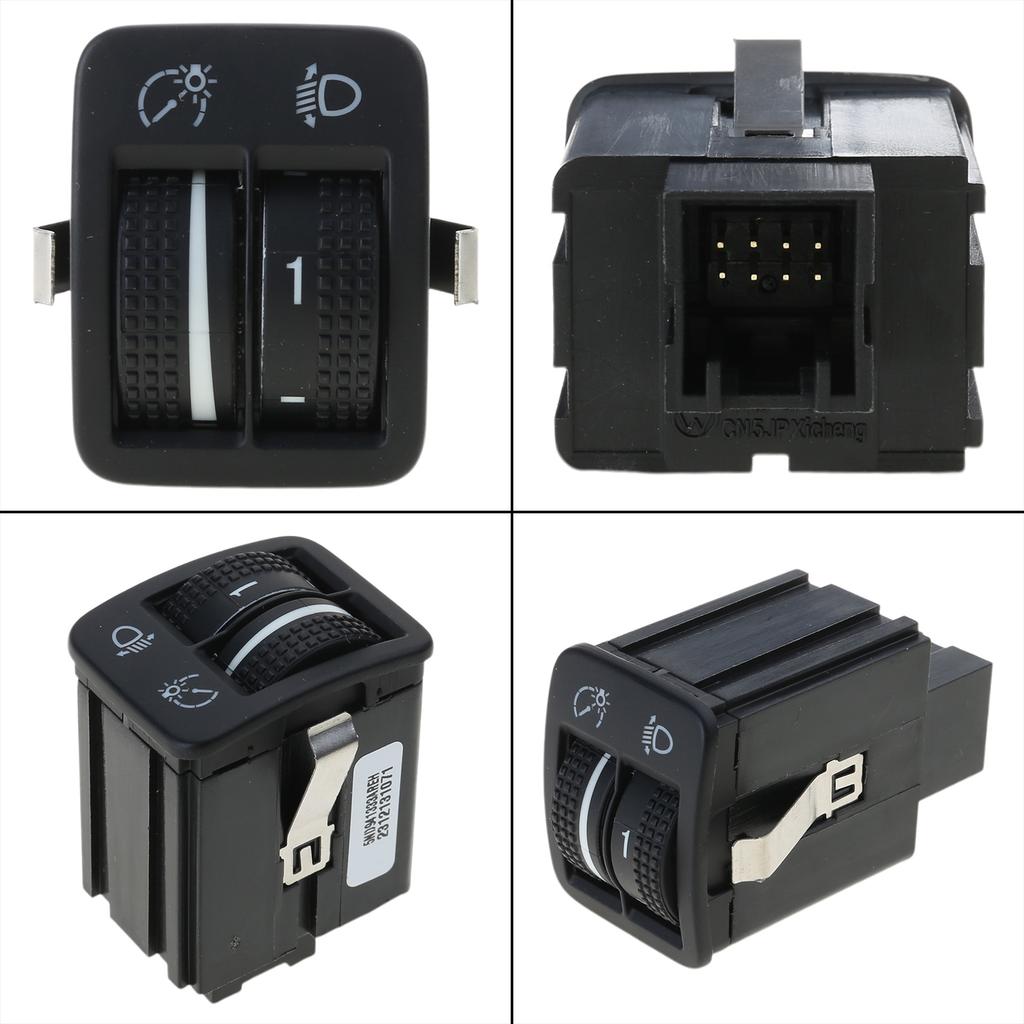 Bryter for justering av lysstyrke på hovedlysdimmer 5ND941333 5N0941333 5ND941333A for Tiguan 08-15 Hovedlyskontrollbryter