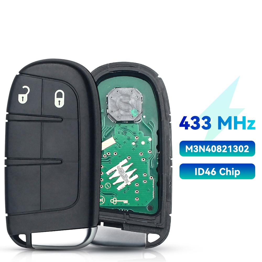 KEYYOU 433MHZ Smart Remote Key for DODGE Journey Durango JEEP Grand Cherokee Chrysler Keyless-go Proximity FCC ID M3N-40821302