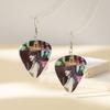 Trendy Geometric Acrylic Hoop Earrings For Women Heart Shape Ts Album Inspired
