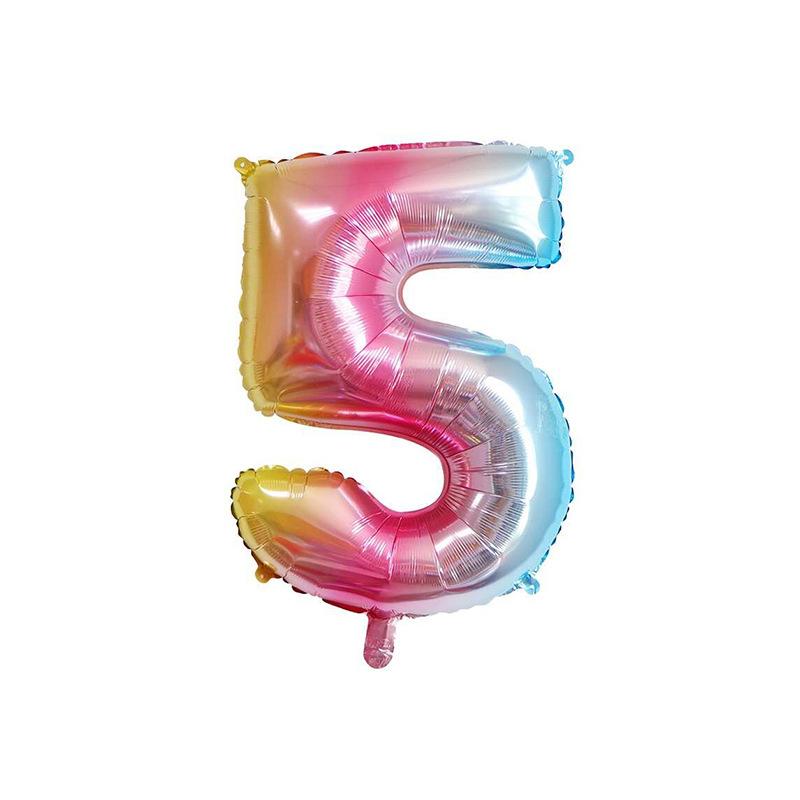 32 Zoll große Folien-Geburtstagsballons, Zahlenballonfiguren, alles Gute zum Geburtstag, Partydekorationen, Kinderballon, Geburtstagsluftglobos