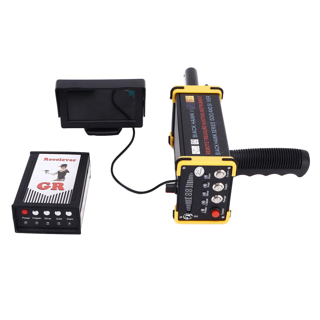 Metal Detector with Display 1000m Large Range Remote Metal Scanner Copper Silver Gold DetectorUK