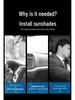 Buick Sunshade Visor for Excelle, Regal, Park Avenue: Front Windshield Heat Insulation & Light Blocking Curtain