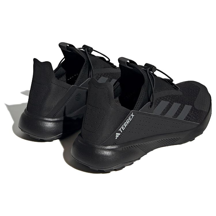 Adidas Voyager 21 Fabric Minimalist Slip-Resistant Durable Lightweight Low-Top Outdoor Functional Shoes Unisex Shoes Black Gray HP8623