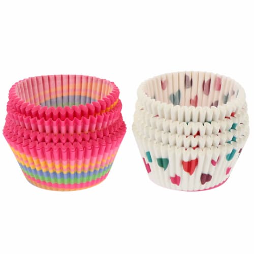 KESYOO Muffin Cups, Side Dish Cups, Lunch Box Cups, Pack of 400, Muffin Pans, Baking Cups, Paper, Heat-Resistant, Oil-Resistant, Cake Cups, Peeling an