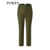PORTS Women's Mid-Cuff Wool Blend Trousers