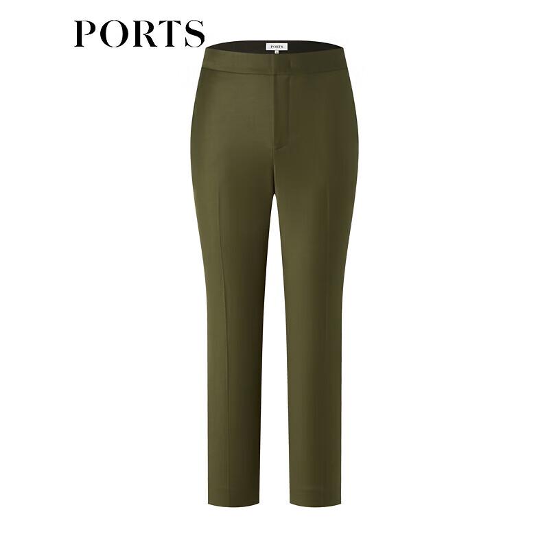 PORTS Women's Mid-Cuff Wool Blend Trousers