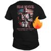Fear No Evil. American Knights Templar Crusaders T Shirt. New 100% Cotton Short Sleeve O-Neck T-shirt Casual Clothing Mens To...
