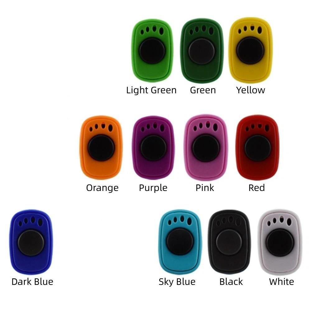 Professional Dog Thumb Training Clickers Mini Finger Ring No Battery Interactive Sound Clicker Lightweight