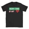 Muay Thai Is My Heartbeat Men Womens T Shirts  Awesome Tees Short Sleeve Crewneck TShirt Cotton Unique Clothing