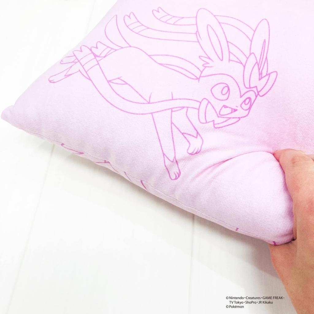MORIPiLO Morishita Body Pillow Pokemon Nymphia 28x39cm with Handle Stuffed Toy Cushion Pokemon Character Goods Pink 4621152