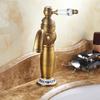 Antique Retro Faucet Bathroom Basin Taps Hot and Cold Rotatable Water Taps Ceramic Bathroom Sink Faucet Torneiras do banheiro