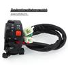 Five-Function Left Hand Choke Switch for 110-250cc ATV Motorcycle Four-Wheeled Off-Road and Beach Vehicles