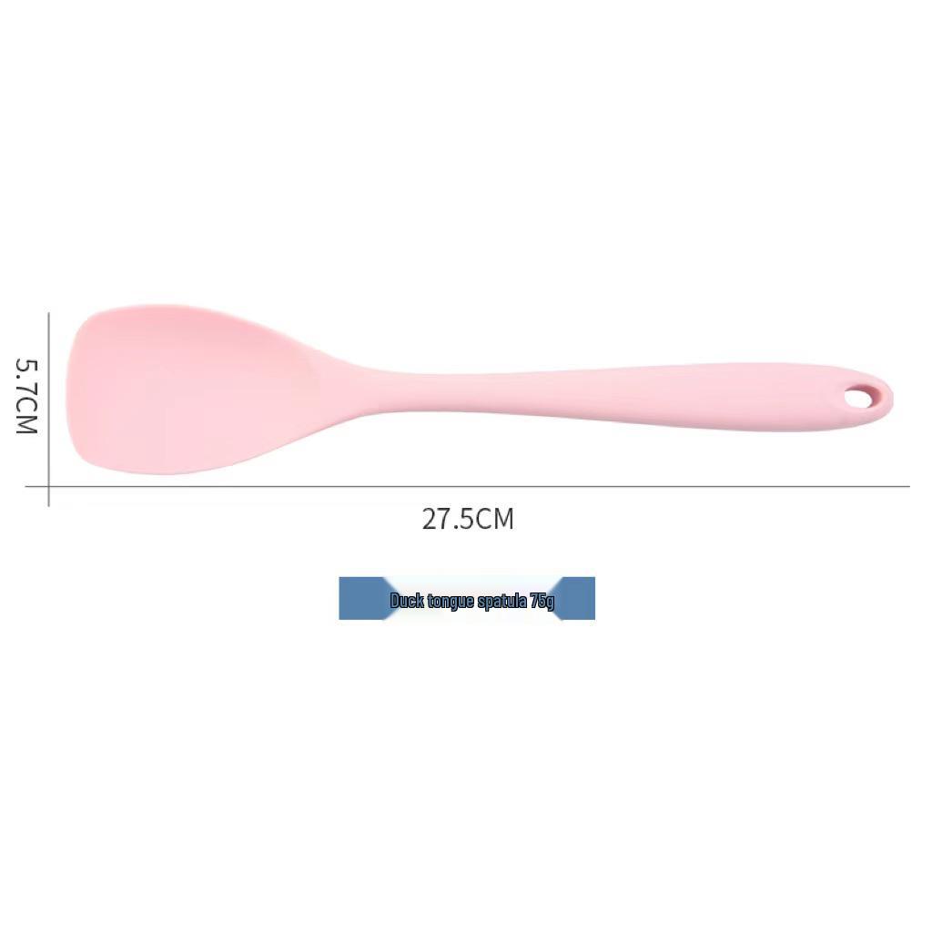 Non-stick Silicone Duck Tongue Spatula for Baby Food & Salad Mixing
