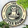 Retro Rectangular Metal Sign Rustproof Decor for Home Garden Bar Cafe Farm 20x20cm