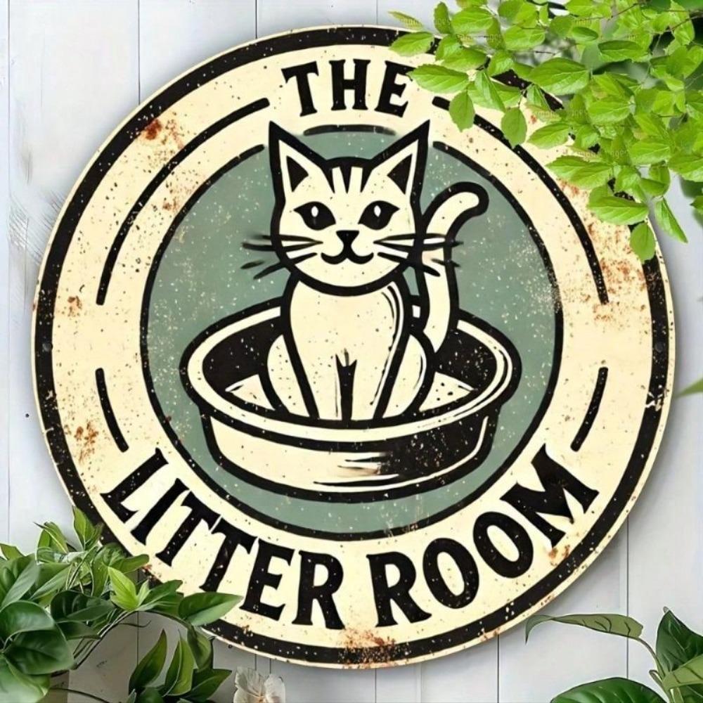Retro Rectangular Metal Sign Rustproof Decor for Home Garden Bar Cafe Farm 20x20cm