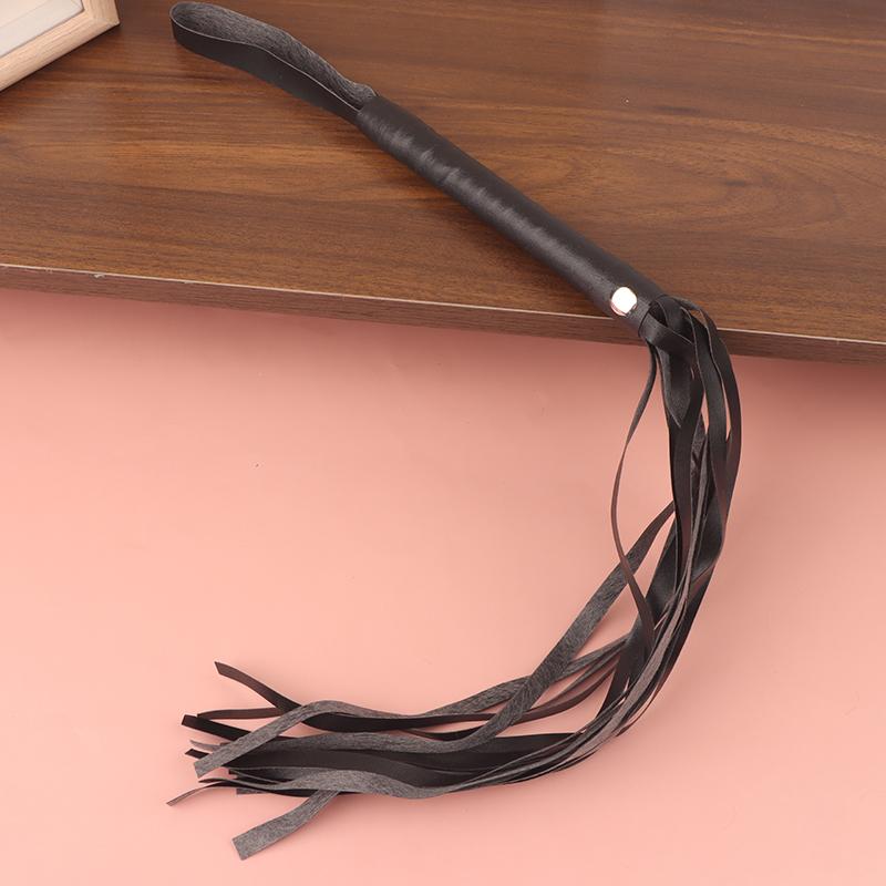 High Quality Pu Leather Pimp Whip Racing Riding Crop Training Horse Whip Stage Performance Prop Party Flogger Horse Riding Whip