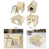 Wooden Hamster House - Perfect Hideaway for Small Pets