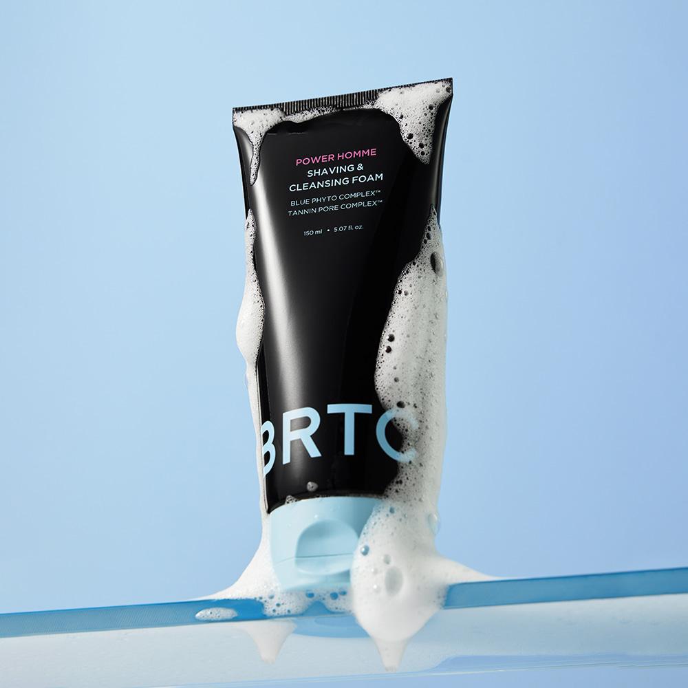 [BRTC] Power Homme Shaving & Cleansing Foam 150ml