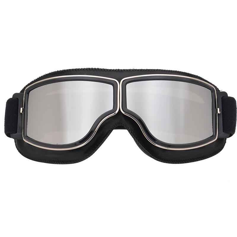 Retro Motorcycle Riding Goggles - Windproof & Dustproof for Off-road & Electric Vehicles