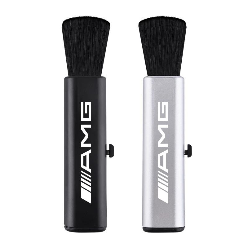 Car Air Outlet Retractable Detail Cleaning Brush Decal Towel For Mercedes Benz AMG W223 W213 W206 W464 W247 W167 W166 W220 W205 FF73