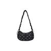 MLB New York Yankees Polyester Shoulder Bag, Handbag, Shoulder Bag, Crossbody Bag Regular Unisex Black Casual 3ABQS034N-50BKS