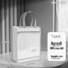 Transparent Double-Layer Mesh Tote: Student Exam Document Organizer