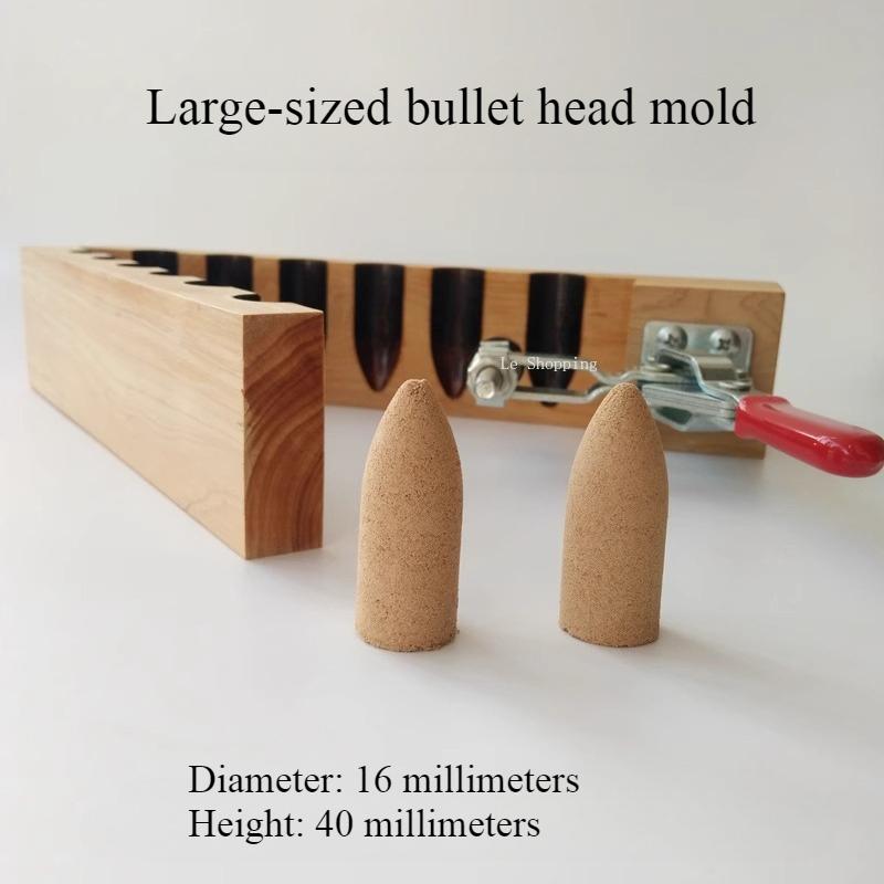 Conical Incense Molds Wood Material Handmade Pagoda Bullet Head Inverted Conical and Reverse Flow Incense Forming Mold Tools