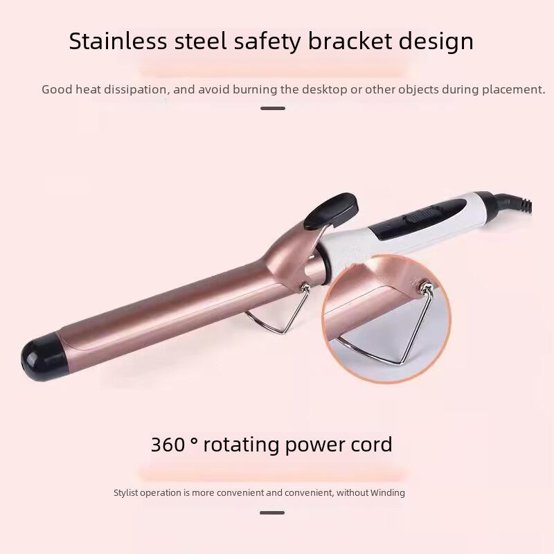 Kompaktowa elektryczna lokówka do małych, cienkich loków - Kompatybilna ze standardami UE, Wielkiej Brytanii i USA