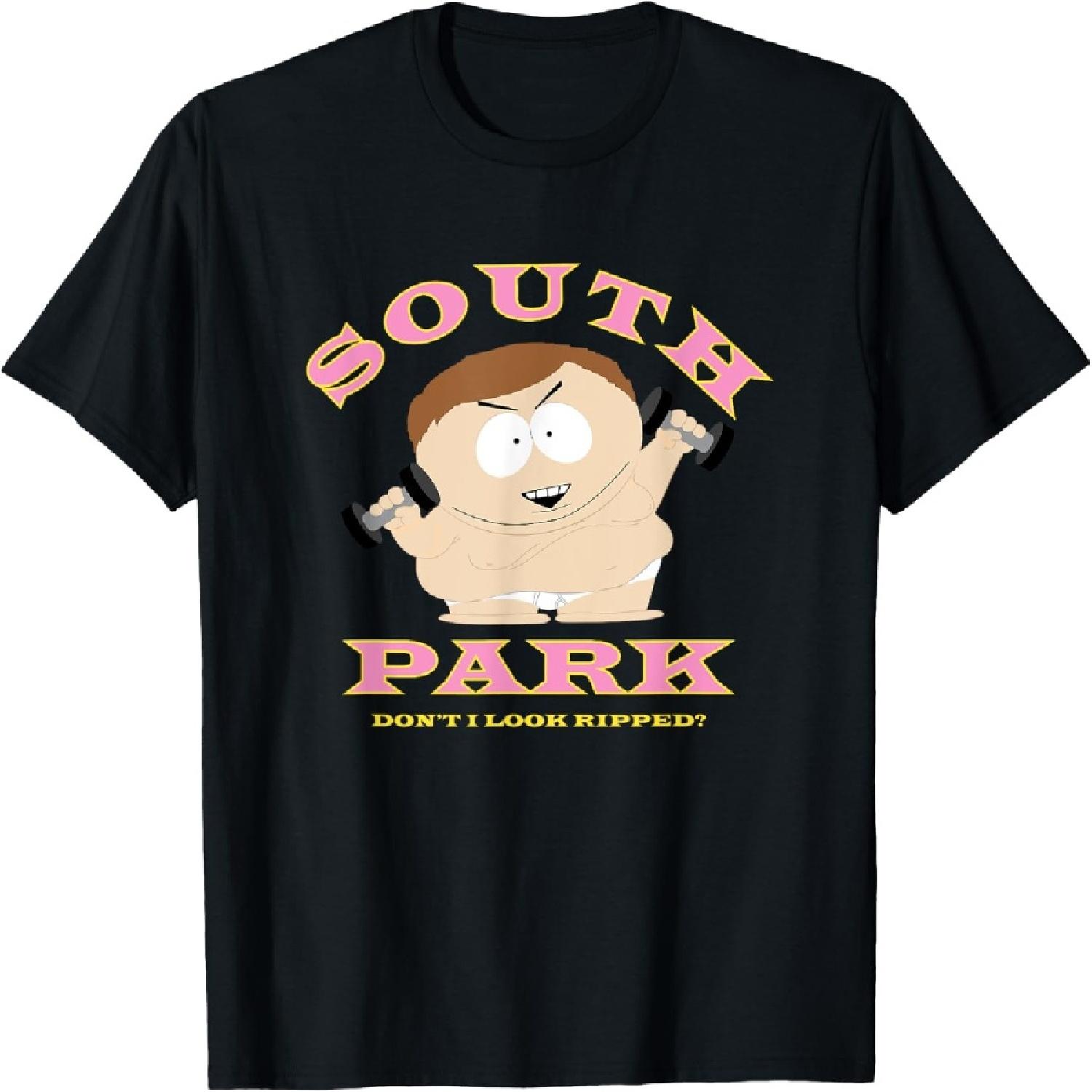 

South Park Cartman Beefcake Don t Look Ripped Front & Back T-Shirt XXXXXL