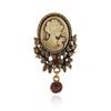 Elegant Rhinestone Brooch: Timeless Corsage Pin for Sweaters and Coats