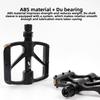 2 Pieces Bike Pedal Road Bicycles Bearing Anti-skid Pedals Waterproof Cycling Outdoor Replacement Part Reflective Riding