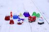 [Amazon.co.jp Exclusive] [Commercial Set] Cute Glasswork Petit Series Submarine (Red) Set of 6