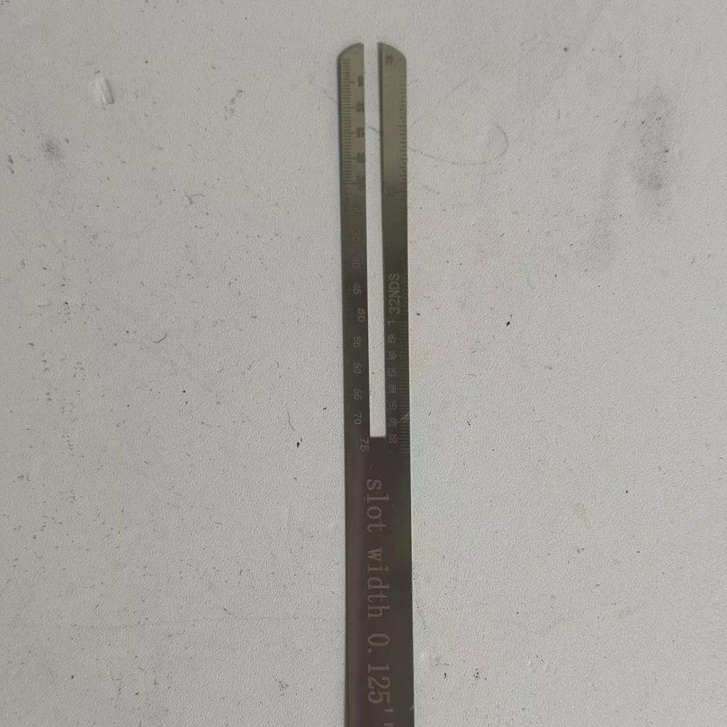 Guitar Fret Installation Ruler, 0.080 & 0.125 Inches Tool