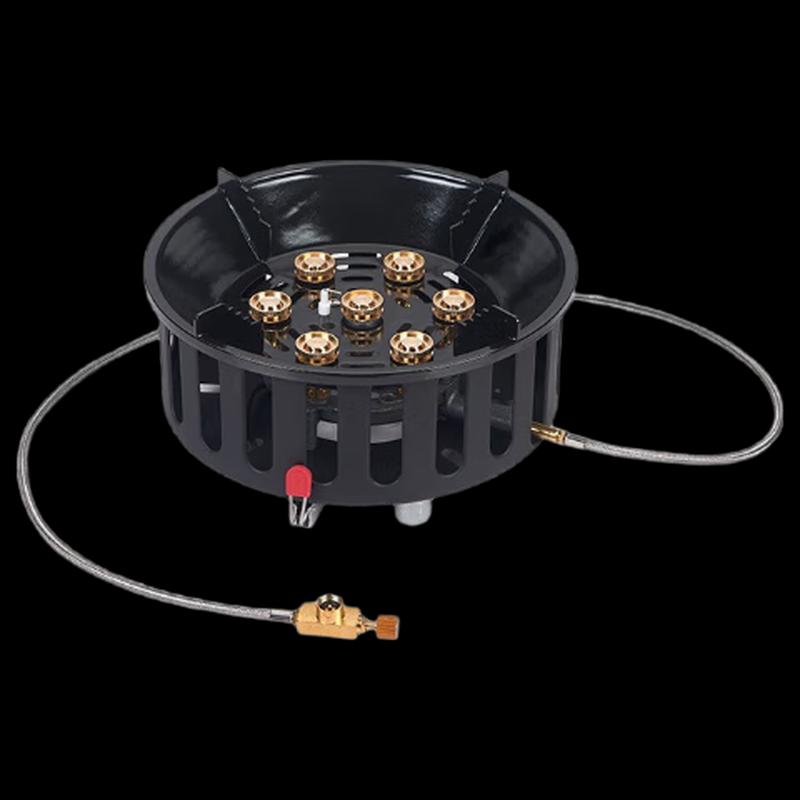 ZISIZ Outdoor Camping Dual-Fuel Seven-Star Stove