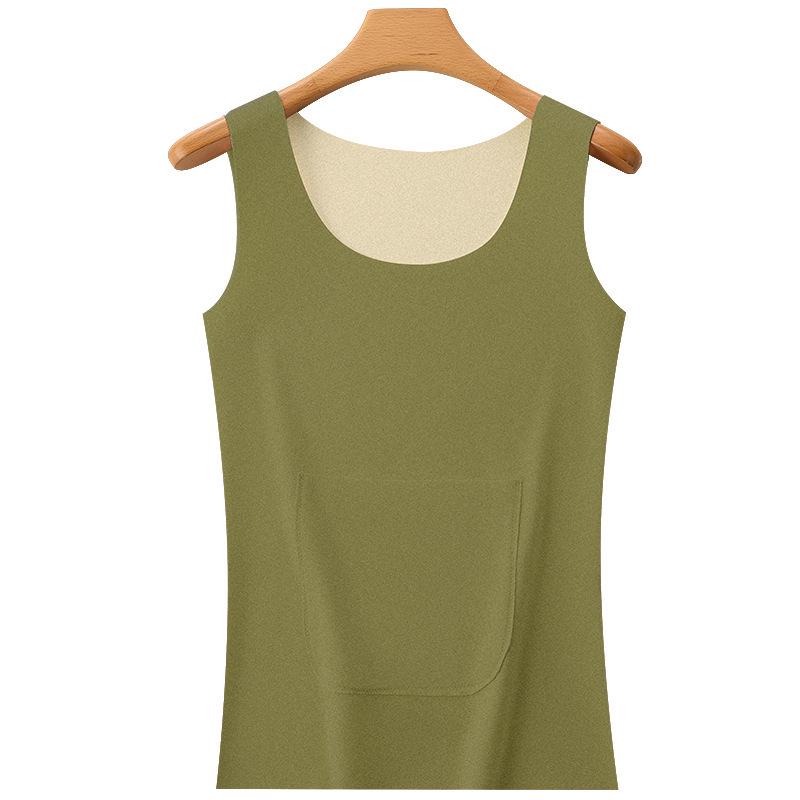 

Women s Fleece-Lined Vest: Anti-Pilling, Front & Back Pockets, Autumn Base Layer Top 3XL (151-170 lbs)