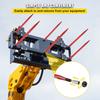 VEVOR Pair Hay Spear 39" Bale Spear 3000 lbs Capacity, Bale Spike Quick Attach Square Hay Bale Spears 1 3/4", Red Coated Bale Forks
