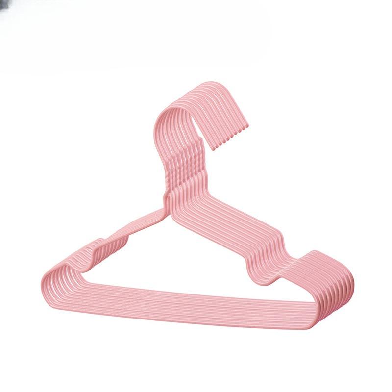

The New Anti-slip Hanger Is A Multi-functional Hanger That Leaves No Trace for Drying Dry and Wet Clothes for Children and Adults Children s style(10pcs) рожевий