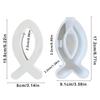3D Fish Shape Hydroponic Candle Silicone Mold DIY Gypsum Candle Holder Vase Desktop Decoration Ornament