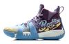 Men's Sneakers Li-Ning XLARGE x Li Ning Badfive 1 Mid top Basketball Shoes Men's Purple Blue White