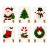 Festive Pattern Handmade Creation Set 15cm Christmas Decorative Display Art  Home Decoration