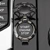 Push To Start Button Cover Crystal Engine Ignition Start Stop Push Button Switch Protective Cover Auto Interior Accessories