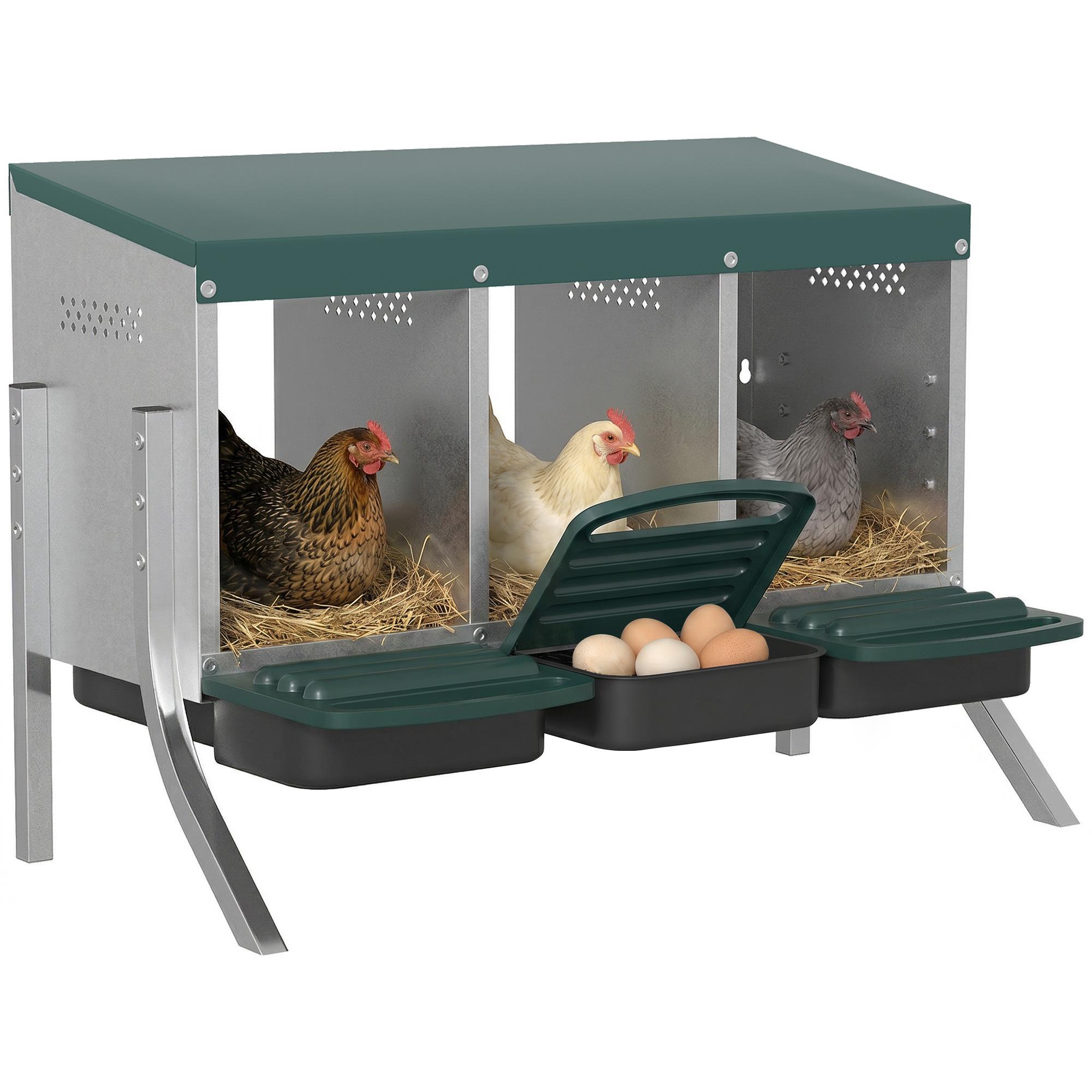 Nesting Box for Chickens, Roll-Away Nest