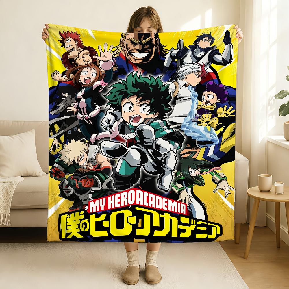 Anime My Hero Academia Blanket Soft and Skin Friendly For Couch Bed Napping Bedspread All Seasons Comforter