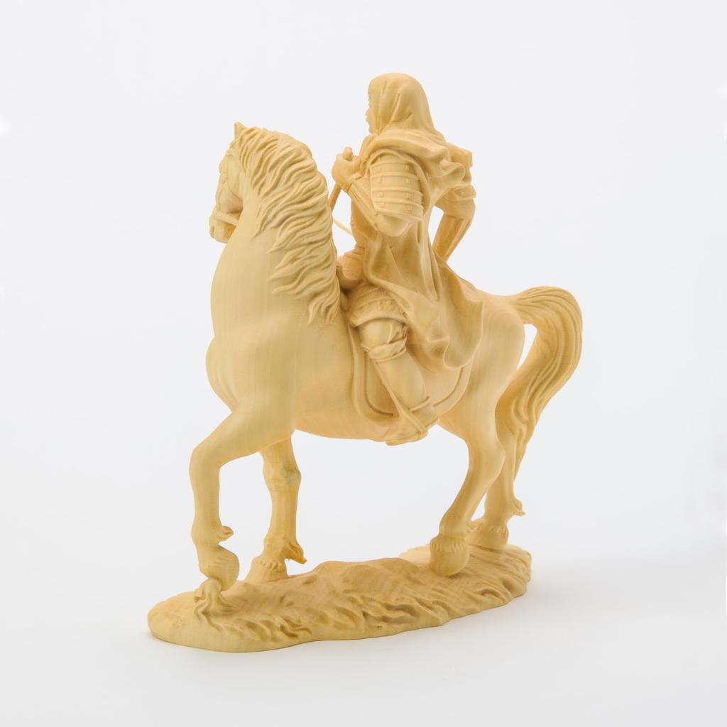 HASEL Sengoku Warlord Wooden Figure Uesugi Kenshin by Craftsman