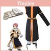 Requintado Traje de Cosplay de Halloween Fairy Tail Natsu Dragneel de Anime Unissex